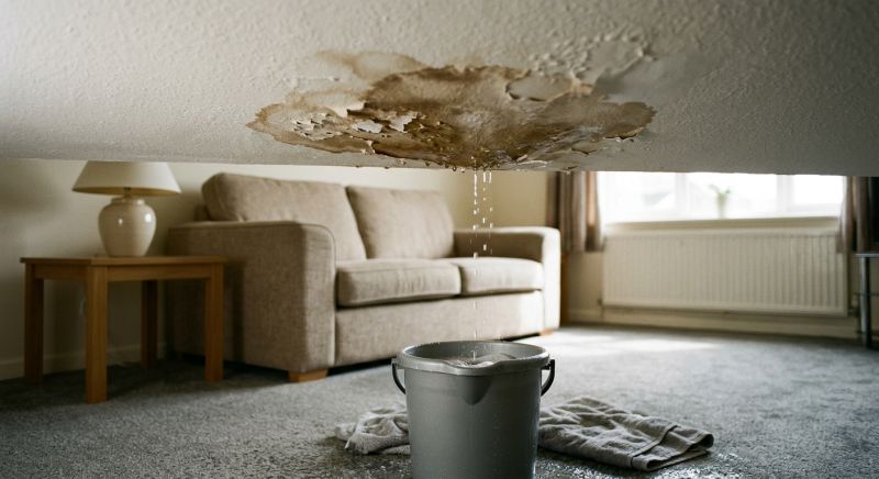 fuite plafond